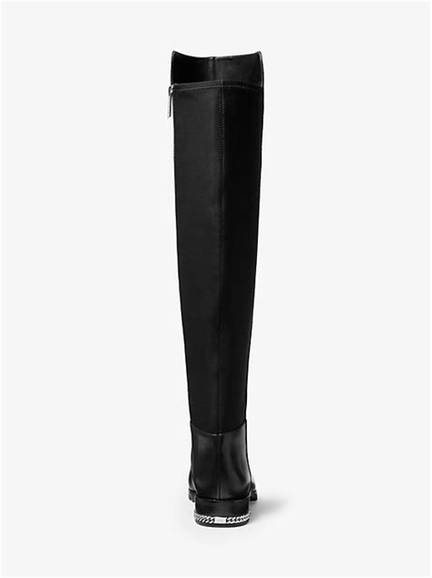 sabrina booties michael kors|Sabrina Stretch Leather Boot .